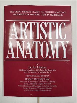 Artistic Anatomy by Dr. Paul Richer book cover