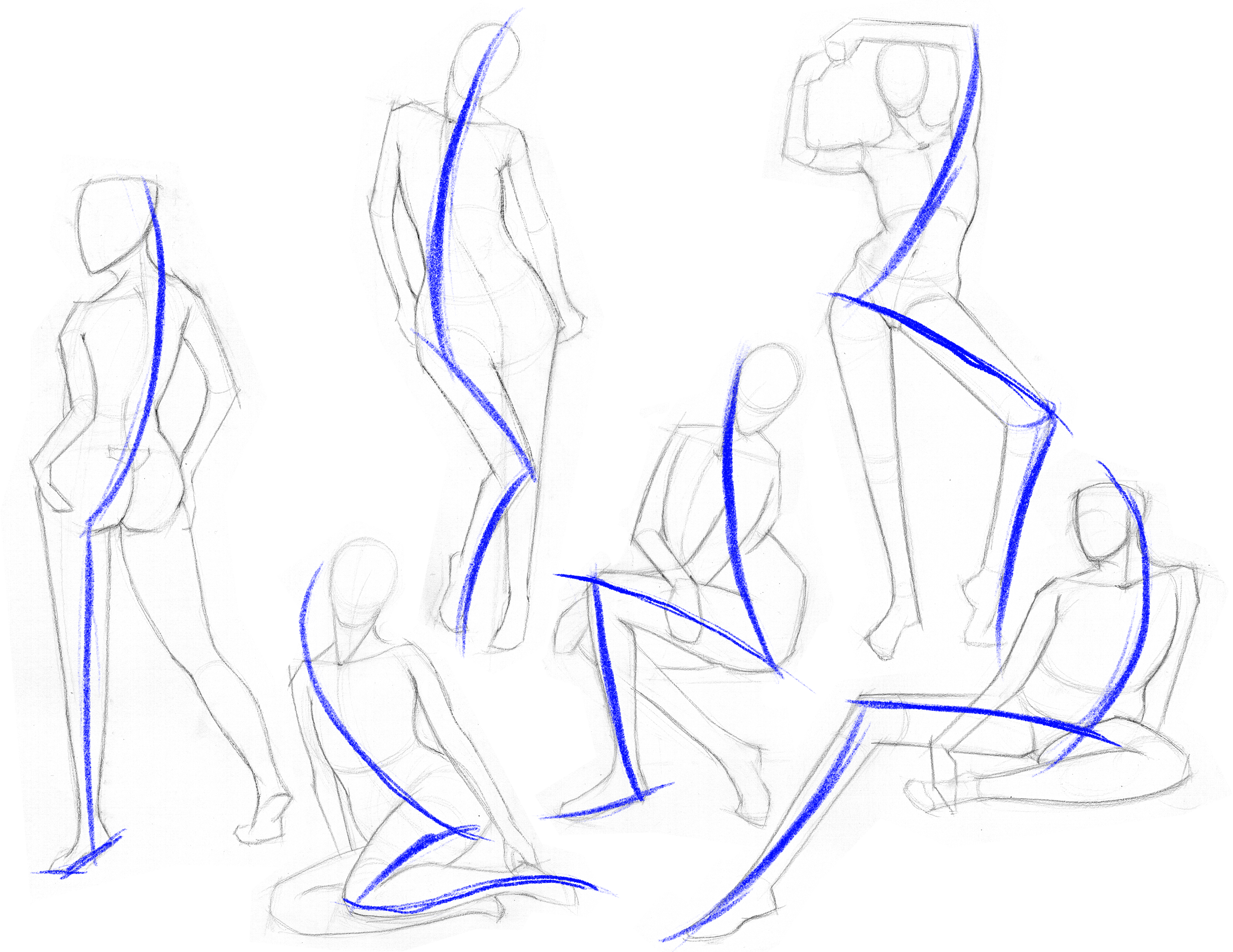 Line of action examples